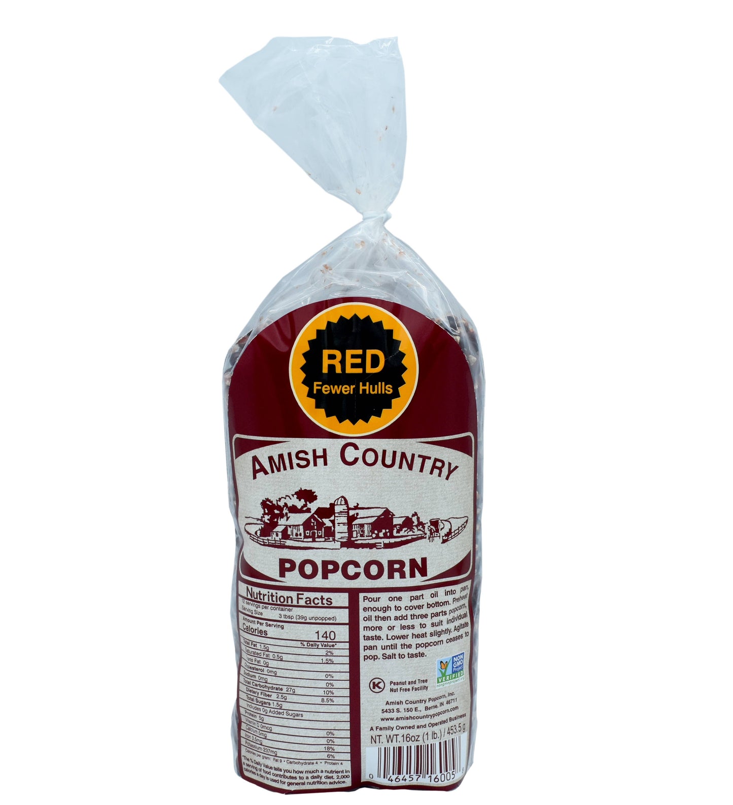 Amish Country Popcorn - 1lb Bags of Popcorn