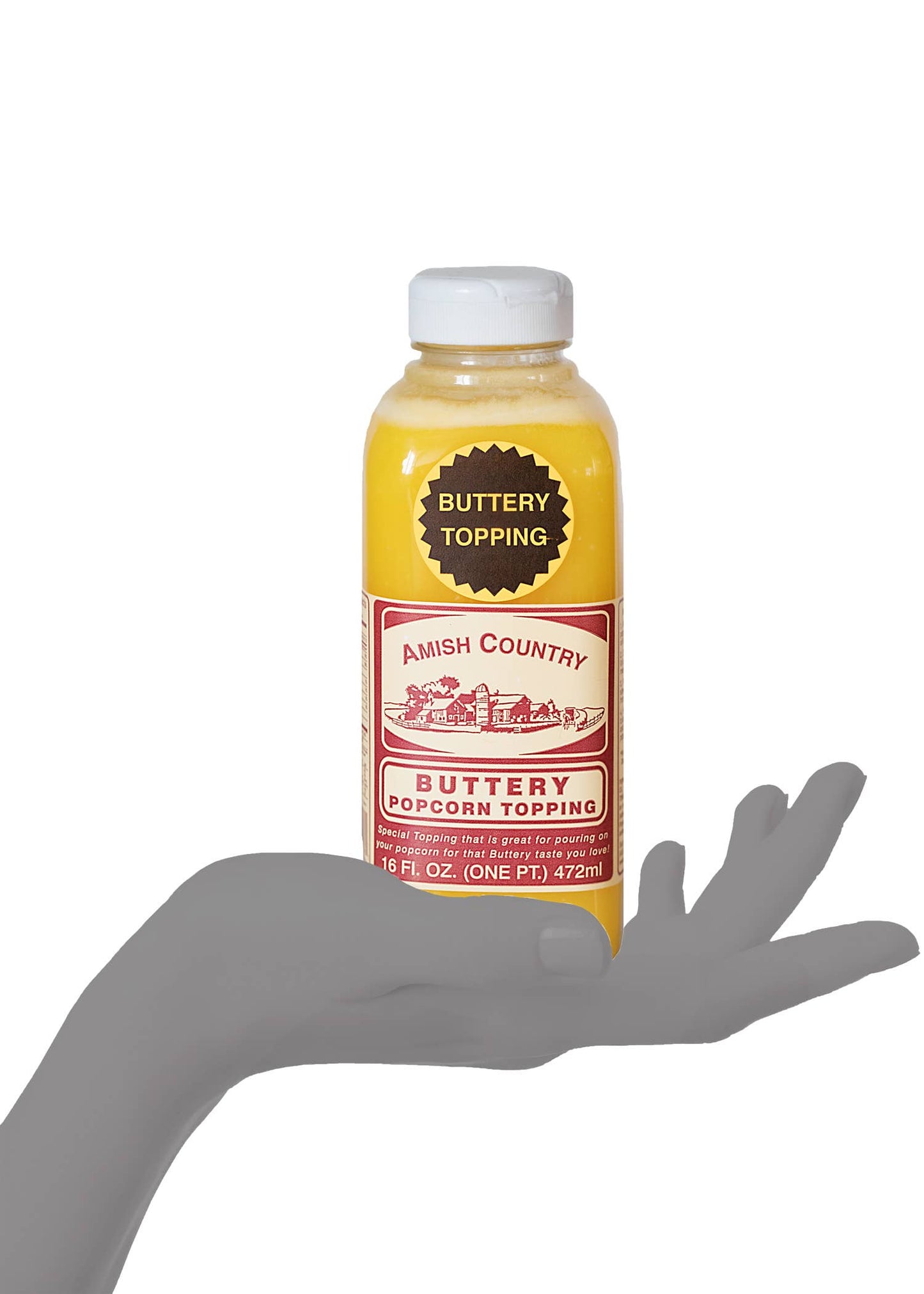 Amish Country Popcorn - 16oz Bottle of Buttery Topping
