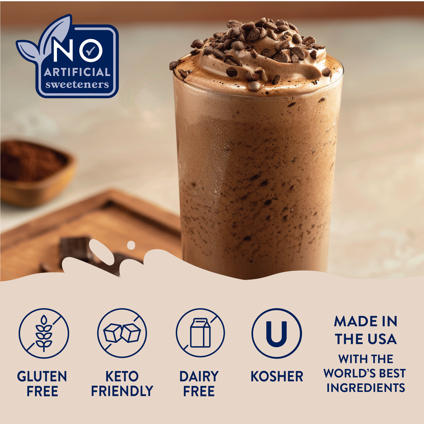 Jordan's Skinny Mixes - Naturally Sweetened Chocolate Mocha Syrup - 375ml