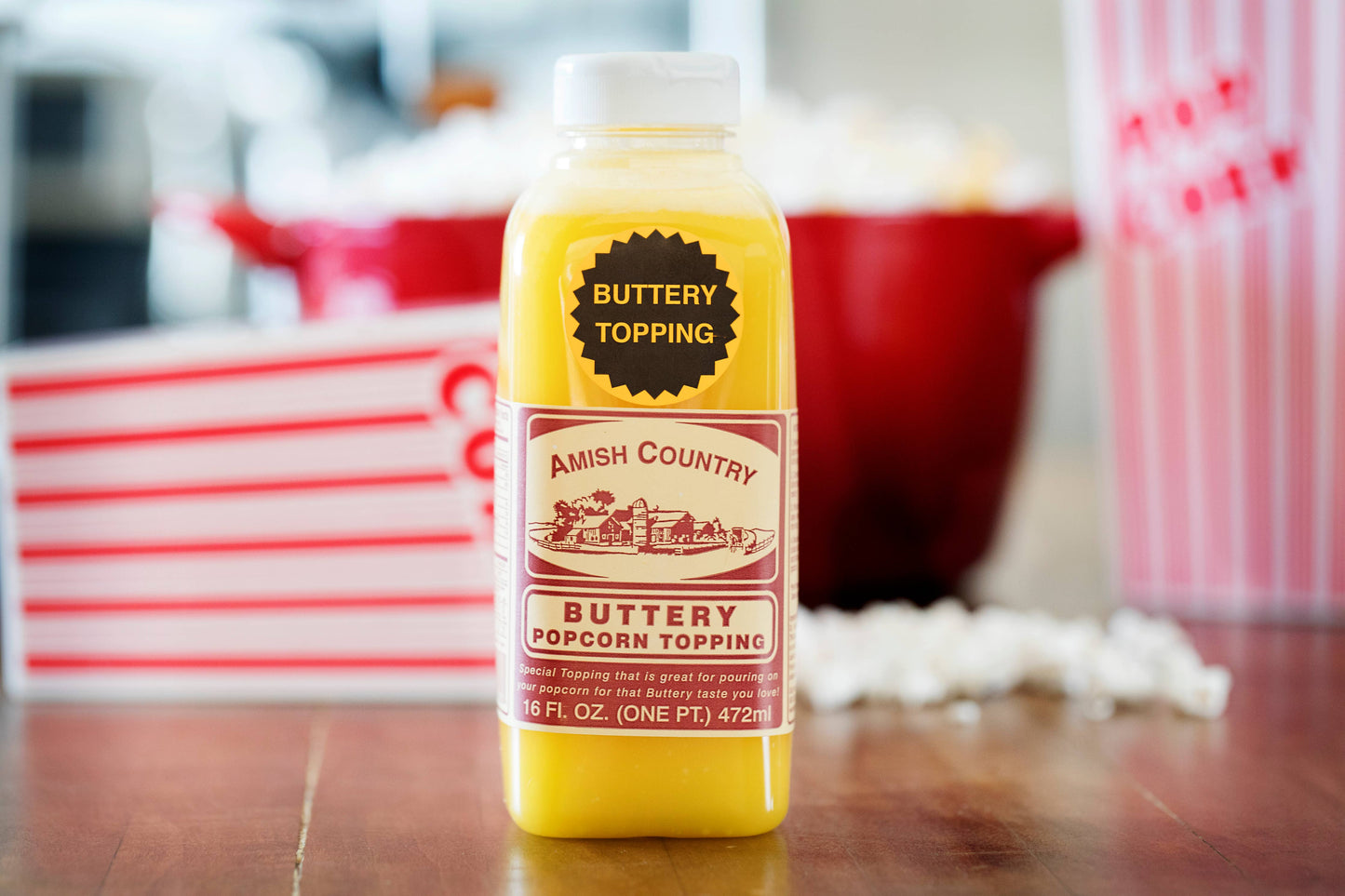 Amish Country Popcorn - 16oz Bottle of Buttery Topping