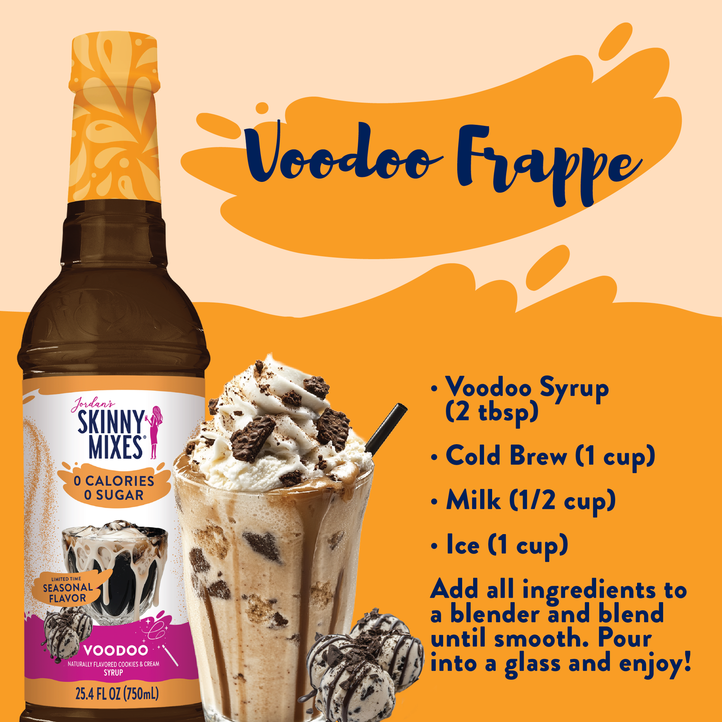 Jordan's Skinny Mixes - Sugar Free Voodoo Syrup