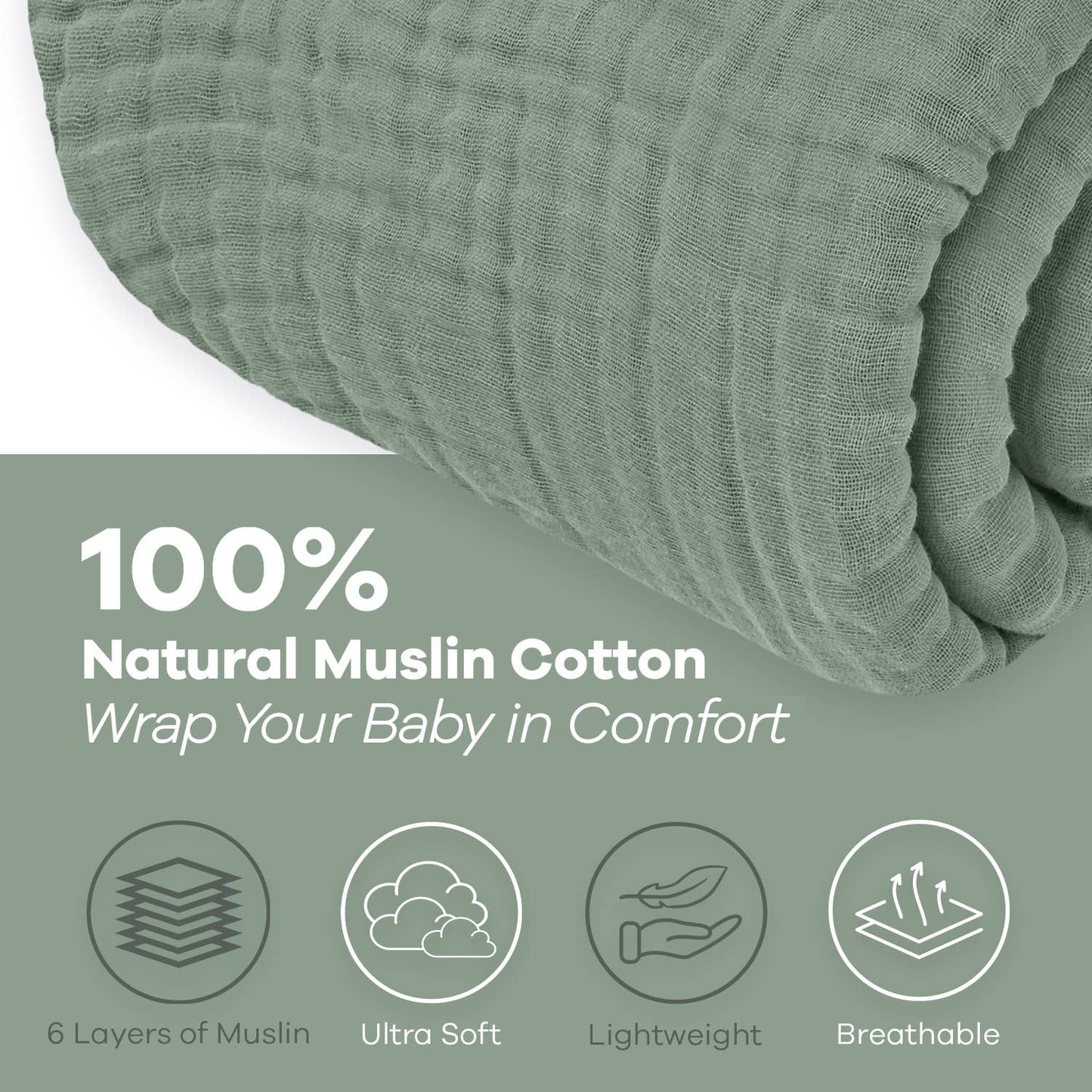 Comfy Cubs - Adult Muslin Cotton Blankets by Comfy Cubs