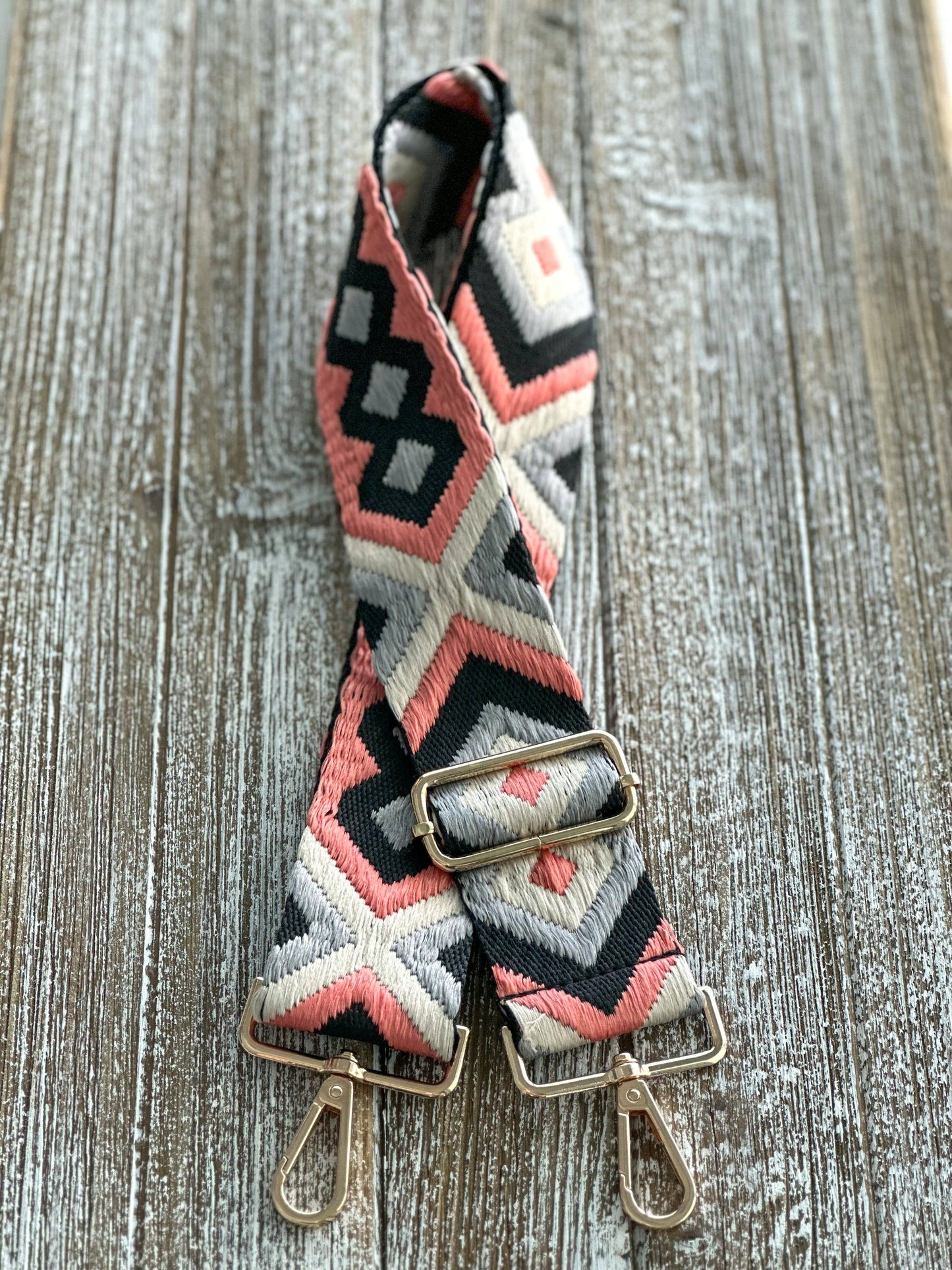 Harris Girls & Co. - Crossbody Purse Strap "Coral Diamond"