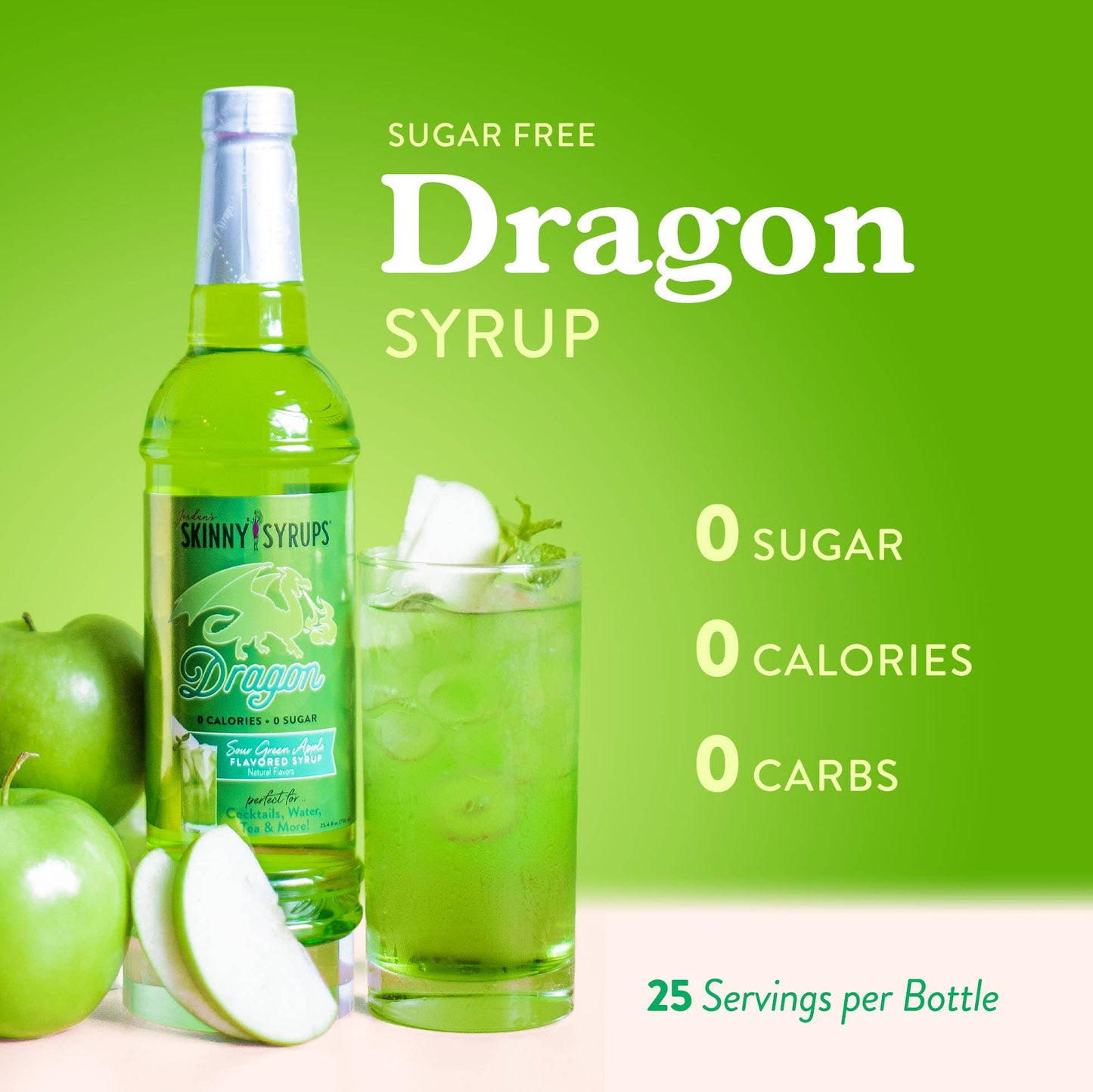 Jordan's Skinny Mixes - Sugar Free Sour Dragon Syrup