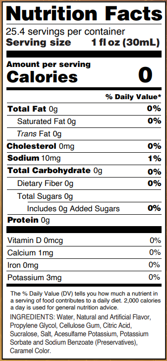 Jordan's Skinny Mixes - Sugar Free Hazelnut Syrup