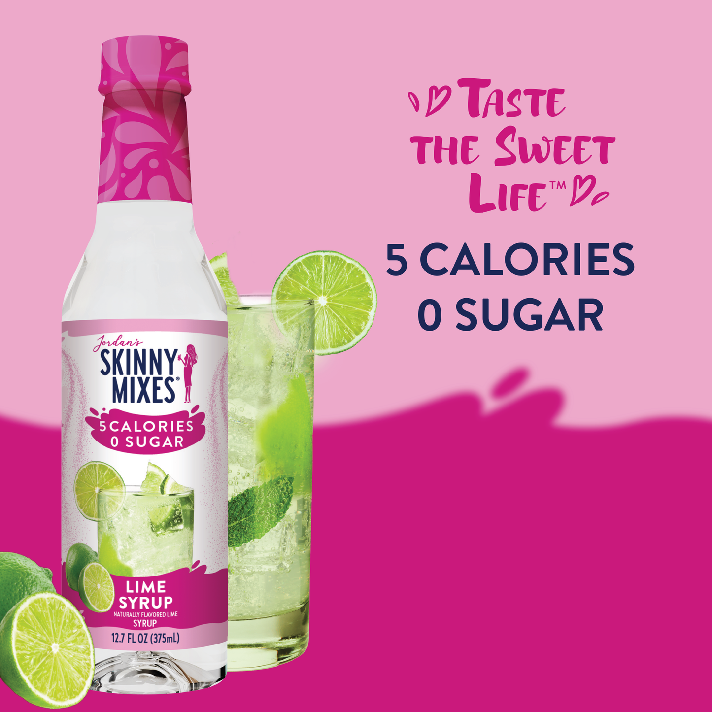 Jordan's Skinny Mixes - Sugar Free Lime Syrup - 375ml