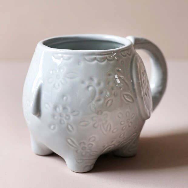 Lisa Angel - Ceramic Paisley Elephant Mug