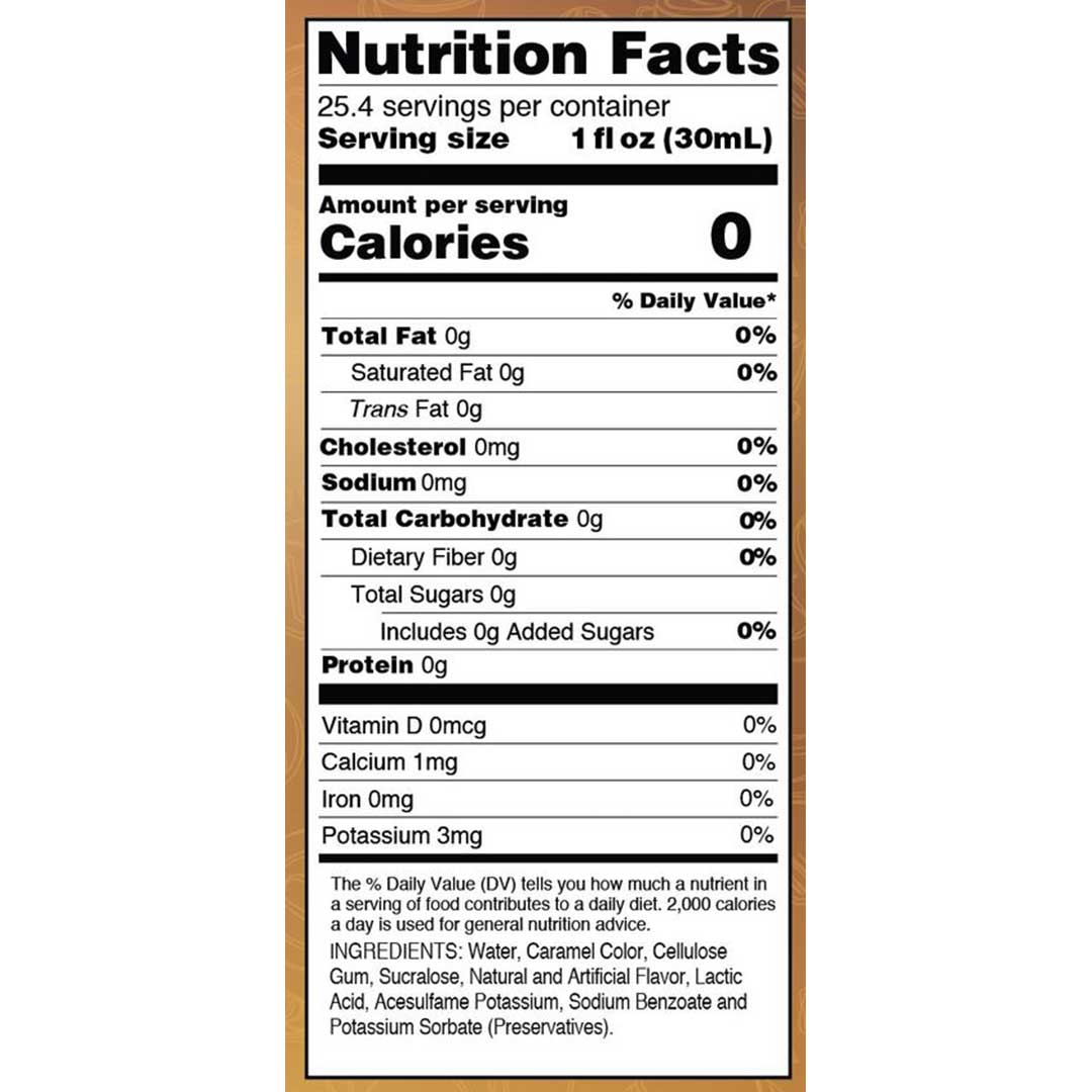 Jordan's Skinny Mixes - Sugar Free Caramel Syrup