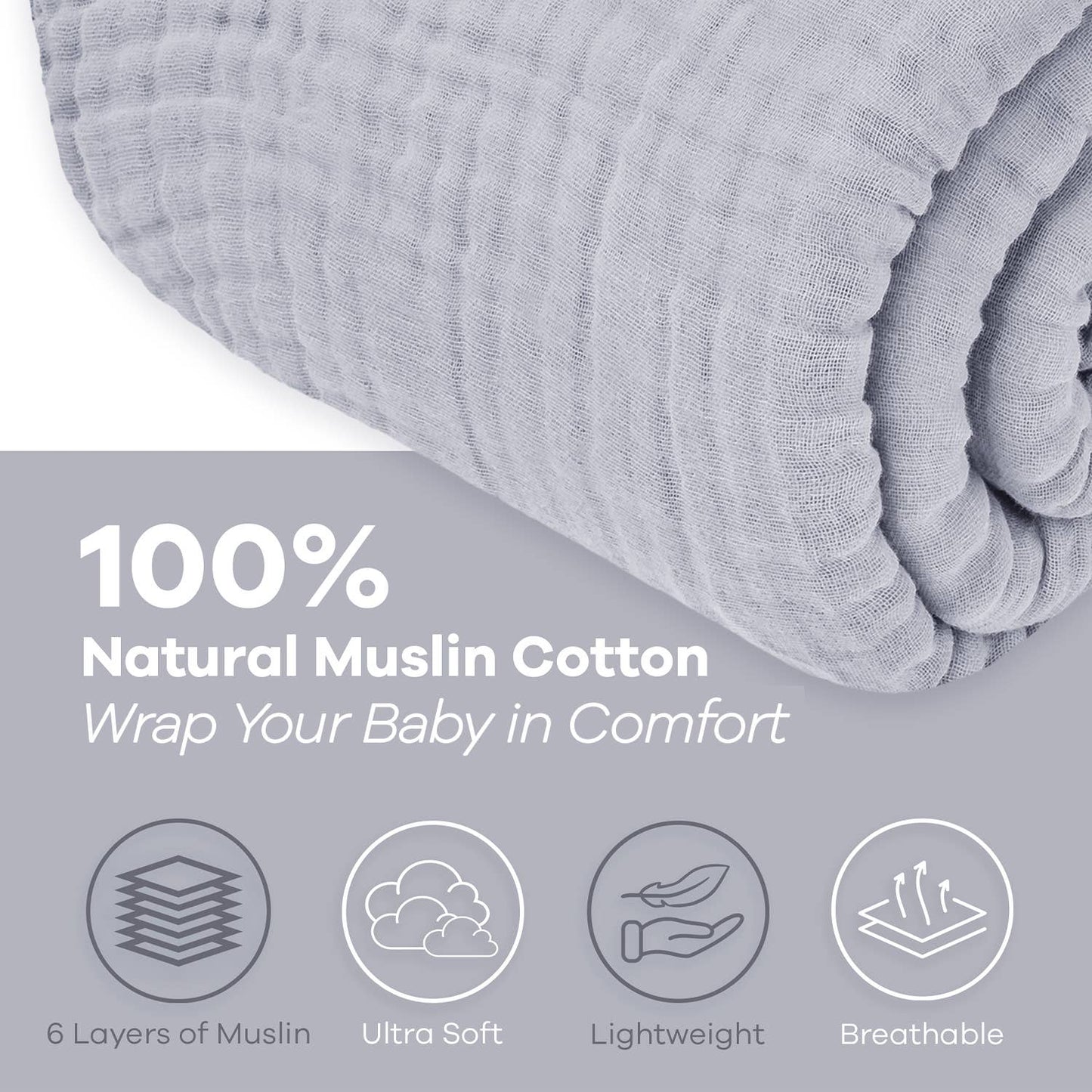 Comfy Cubs - Adult Muslin Cotton Blankets by Comfy Cubs