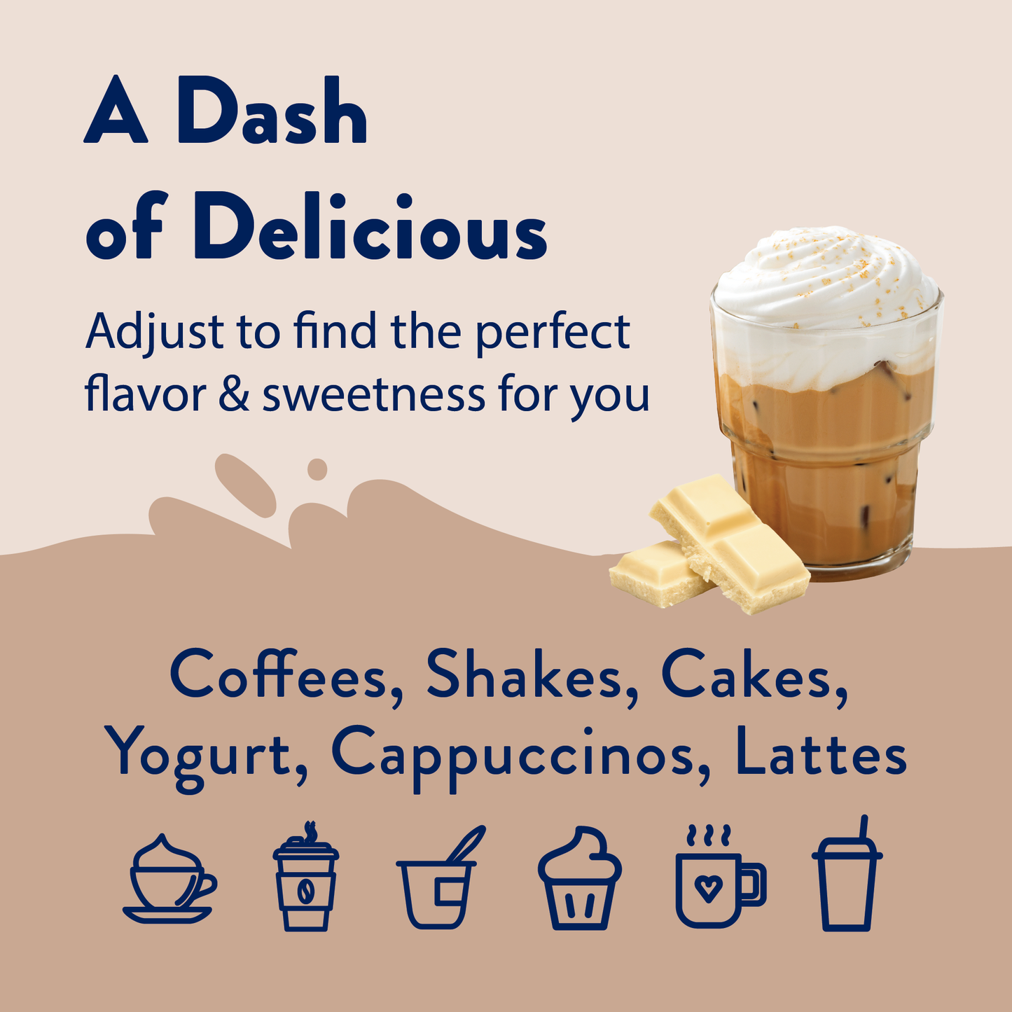 Jordan's Skinny Mixes - Sugar Free White Chocolate Syrup