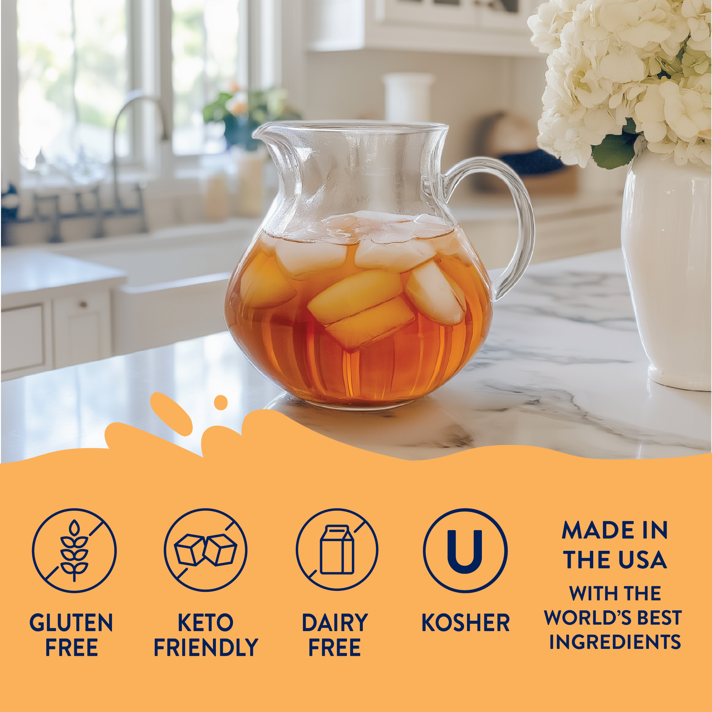 Jordan's Skinny Mixes - Sugar Free Sweet Tea Syrup Concentrate