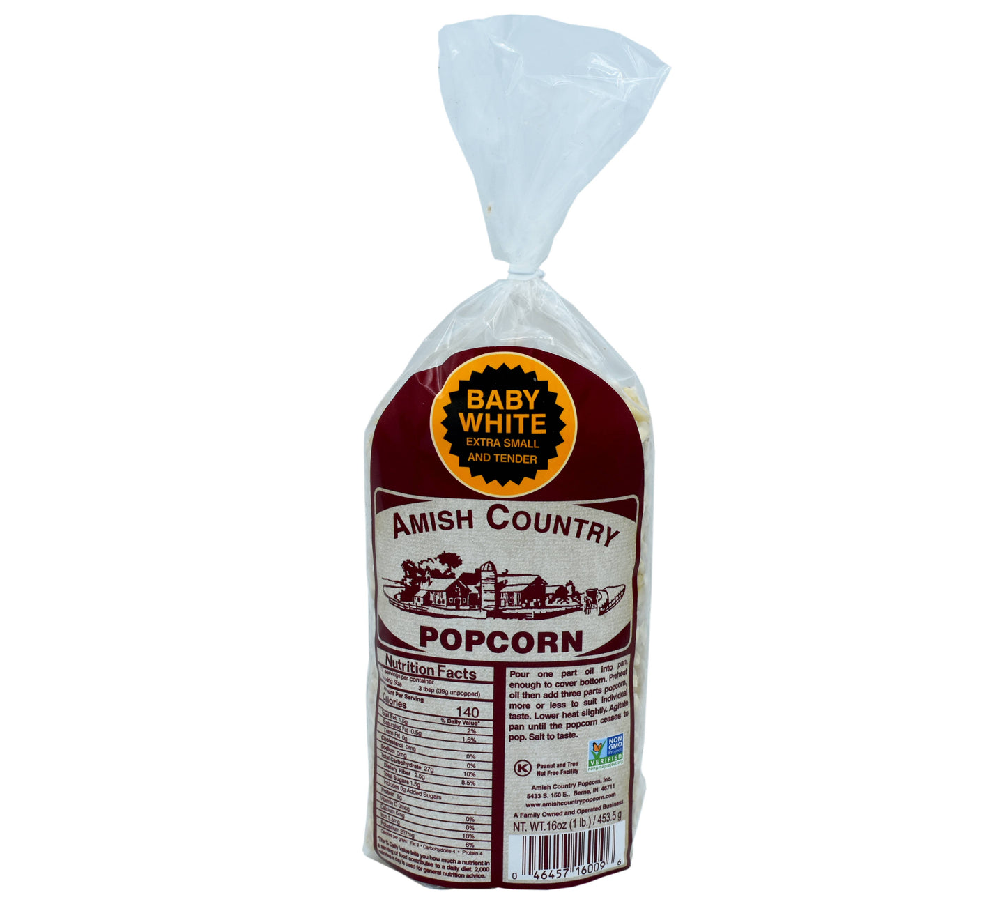 Amish Country Popcorn -  1lb Bags of Popcorn