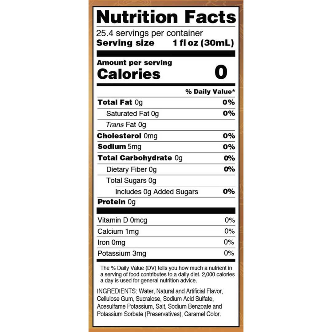 Jordan's Skinny Mixes - Sugar Free Butter Toffee Syrup