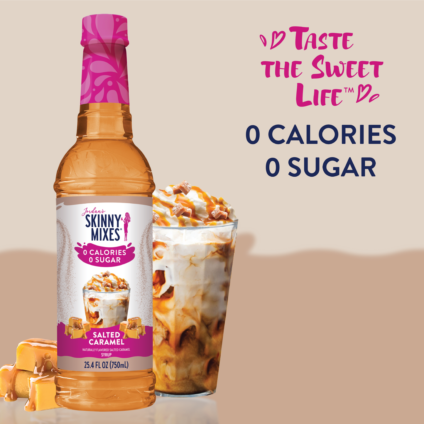 Jordan's Skinny Mixes - Sugar Free Salted Caramel Syrup