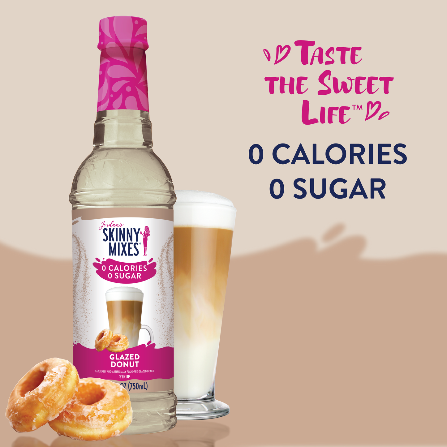 Jordan's Skinny Mixes - Sugar Free Glazed Donut Syrup