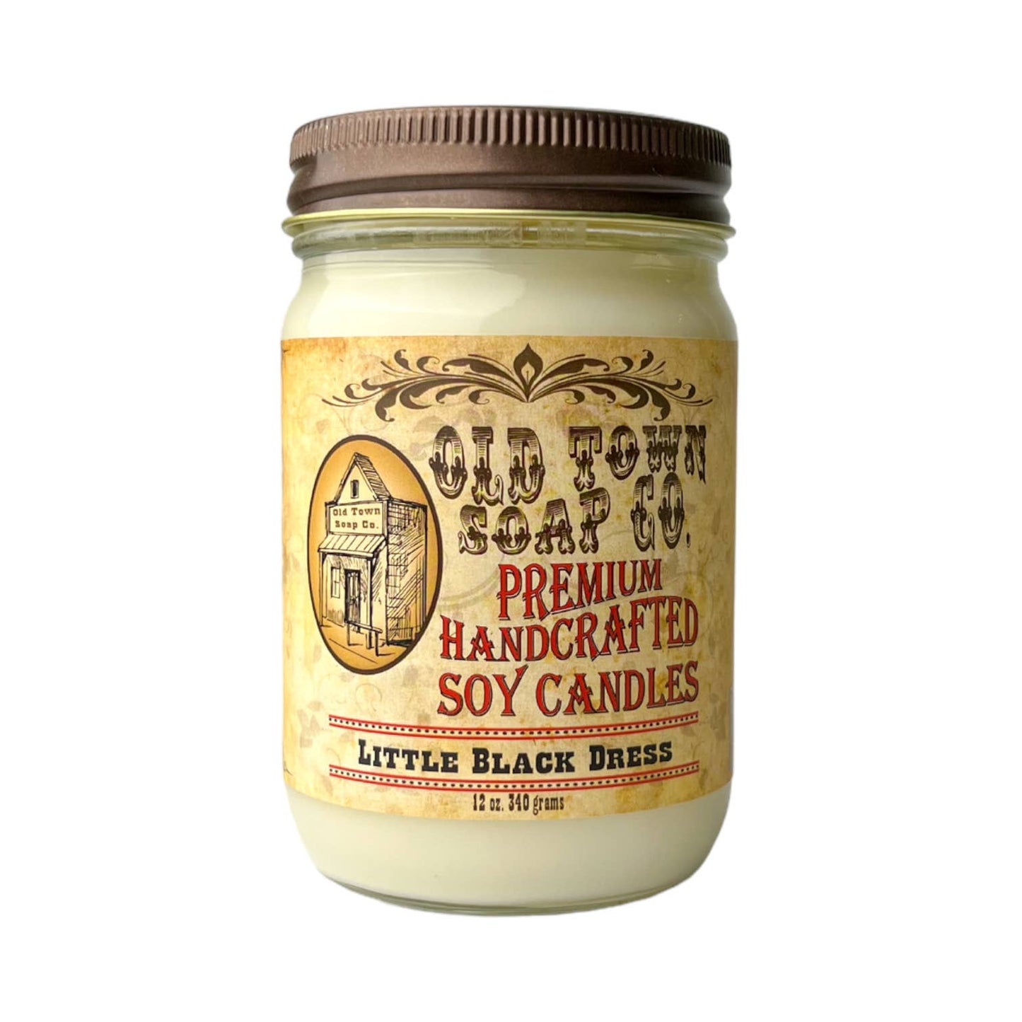 Old Town Soap Co. - 12oz. Candles - Premium Candles for your Home - Apple Maple Bourbon