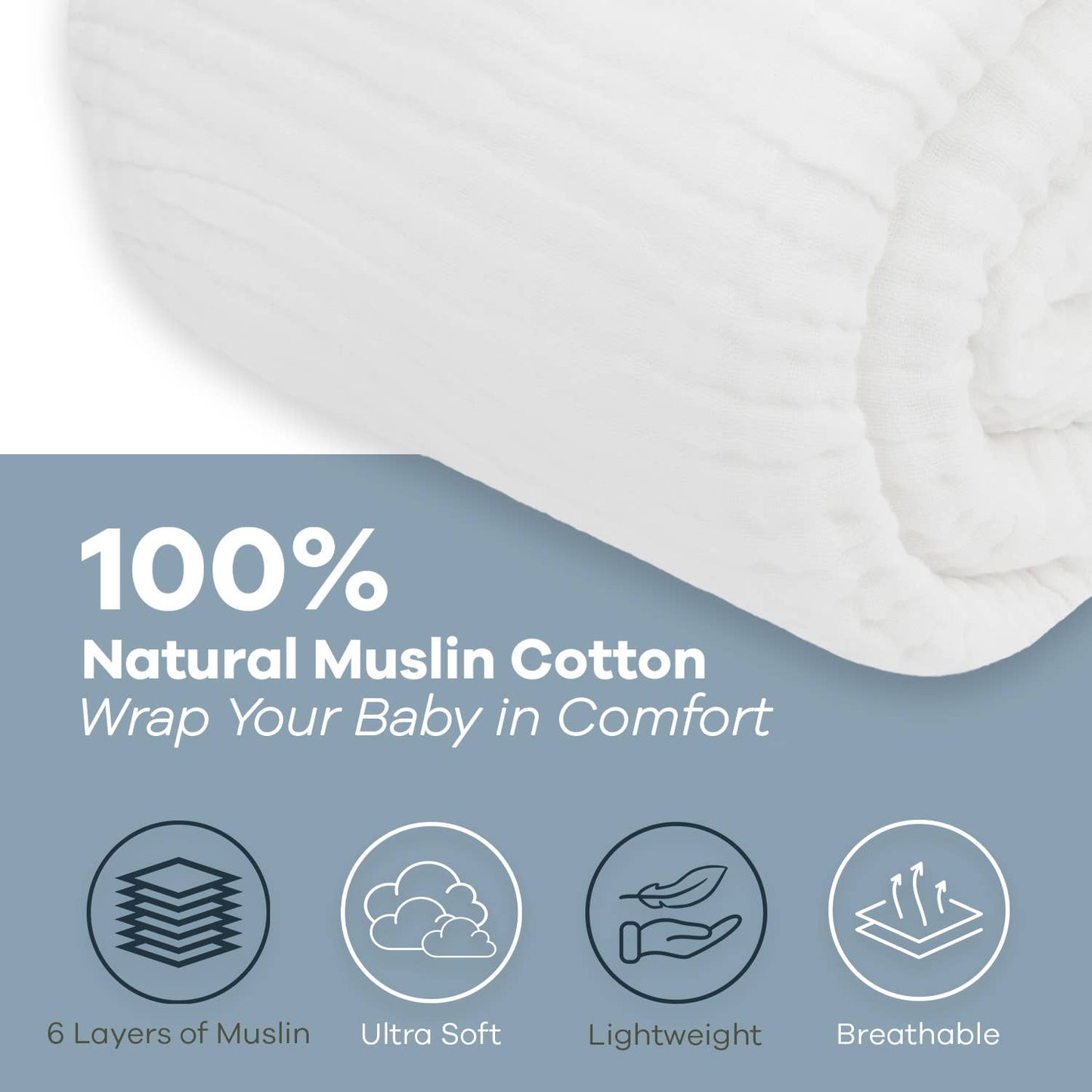 Comfy Cubs - Adult Muslin Cotton Blankets by Comfy Cubs