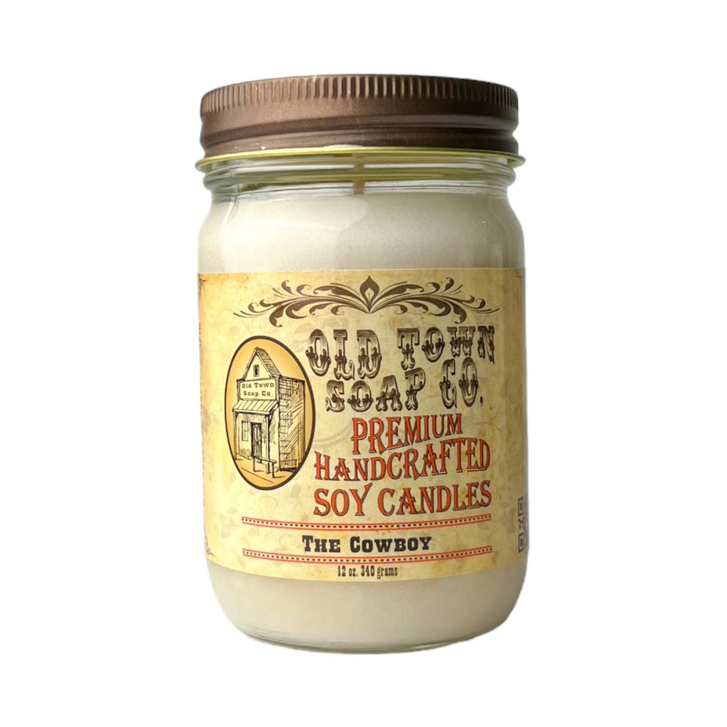 Old Town Soap Co. - 12oz. Candles - Premium Candles for your Home - Apple Maple Bourbon