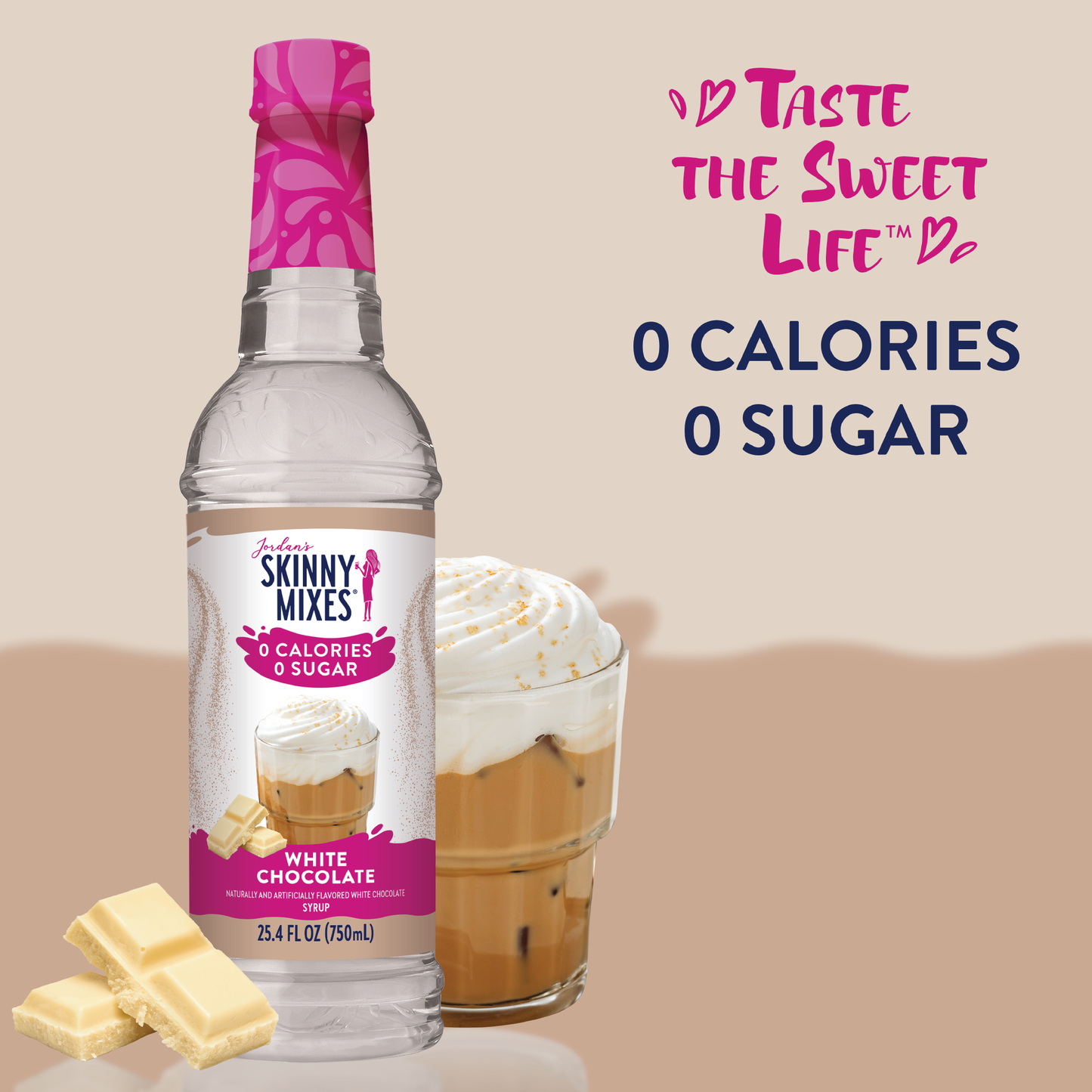 Jordan's Skinny Mixes - Sugar Free White Chocolate Syrup