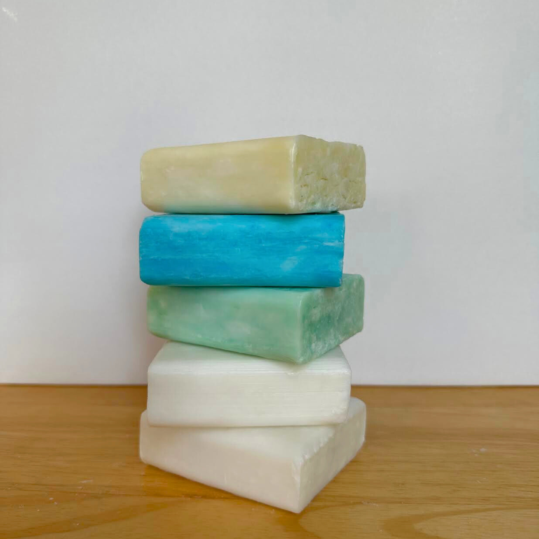 Amish Farms Soap -Unwrapped Amish Farm Soap Bar - Colored Bar + Wildflower