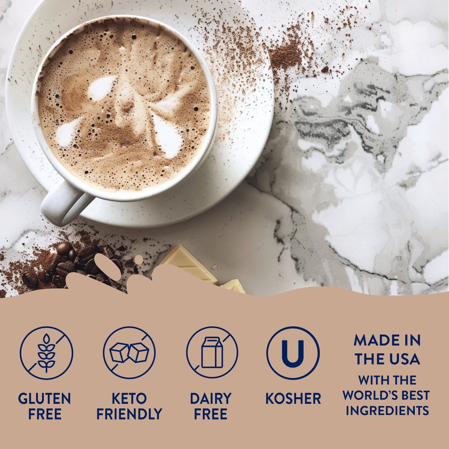 Jordan's Skinny Mixes - Sugar Free White Chocolate Syrup