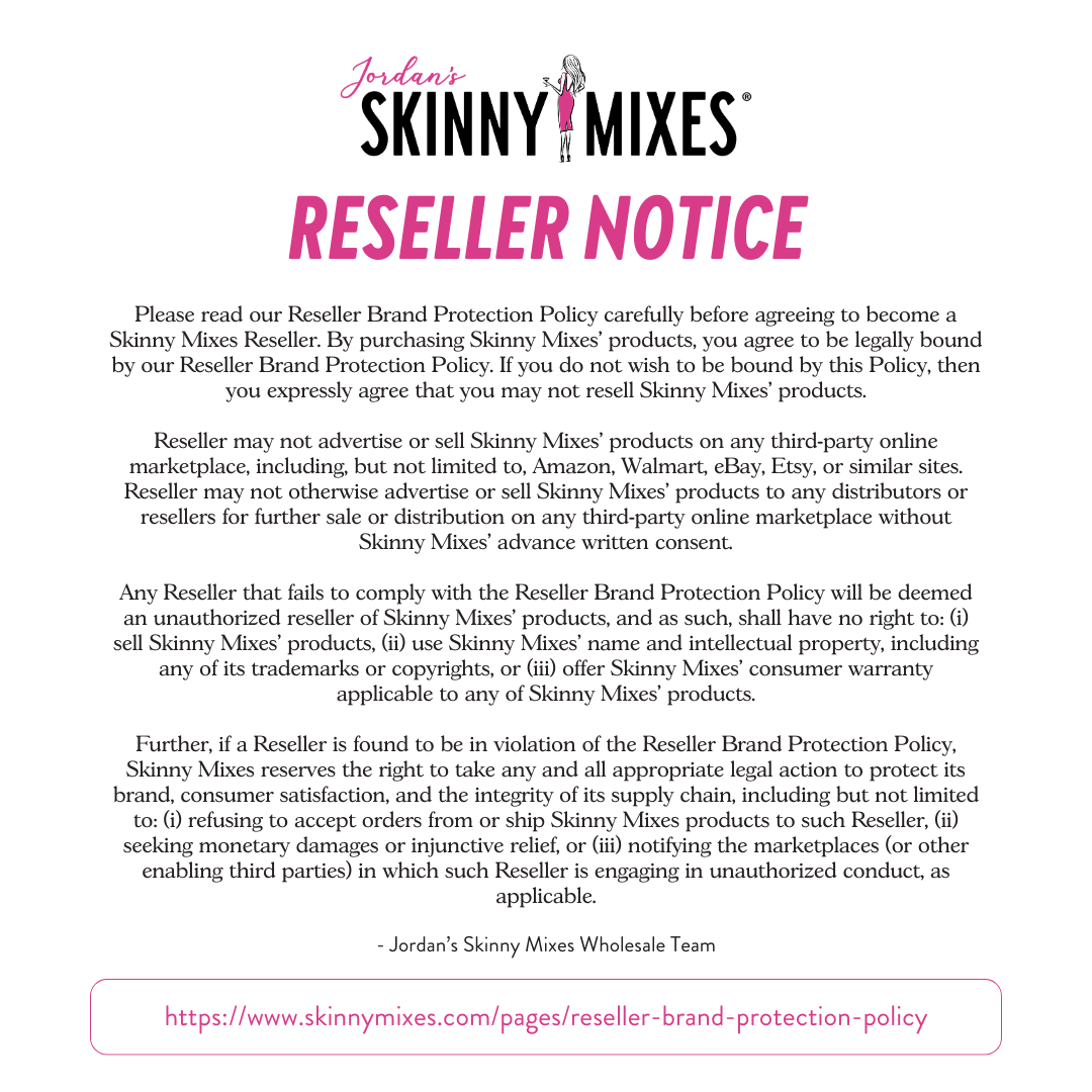Jordan's Skinny Mixes - Sugar Free Raspberry Syrup